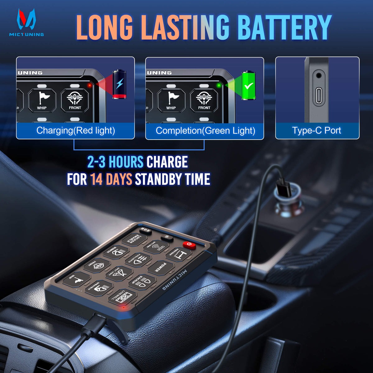 Wireless Cordless 12 Gang RGB Switch Panel P1s-AC, 5-Level Brightness, Multifunction Removable Panel