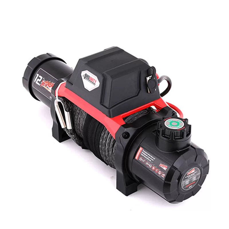 WINCH ELECTRICO DE DOBLE VELOCIDAD 12,000LB SOGA SINTETICA