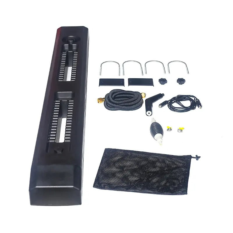 CAR ROOF TOP WATER TANK/TANQUE DE AGUA CON ACCESORIOS 25 LITROS