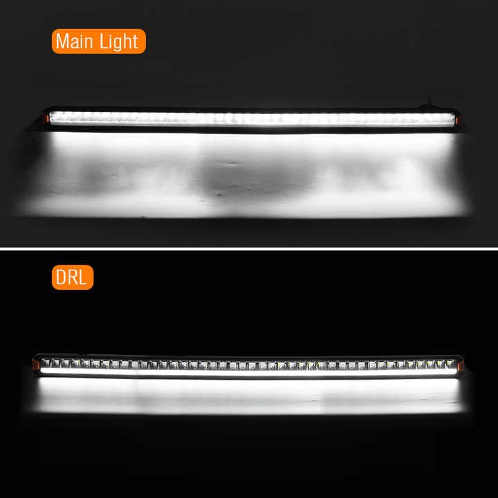 LIGHTFOX 40 inch Curved Lightbar with DRL IP68 1lux @ 735M 18,700 Lumens