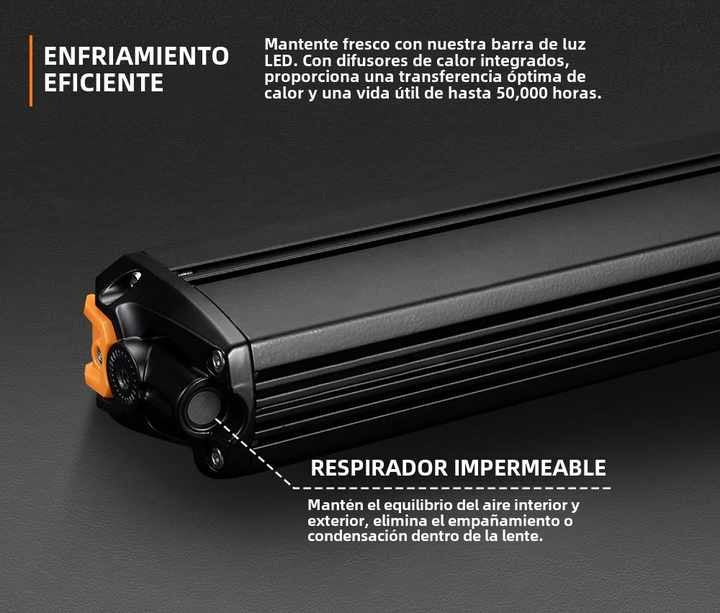 LIGHTFOX 40 Inch Light Bar IP68 Combo with DRL 1lux @ 735M 18,700 Lumens