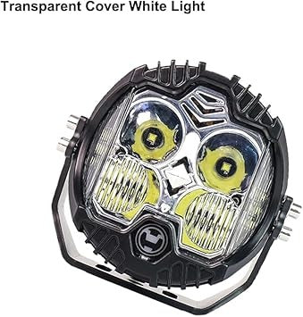 OVOVS 5 Inch Clear Lens 55W LED Work Light