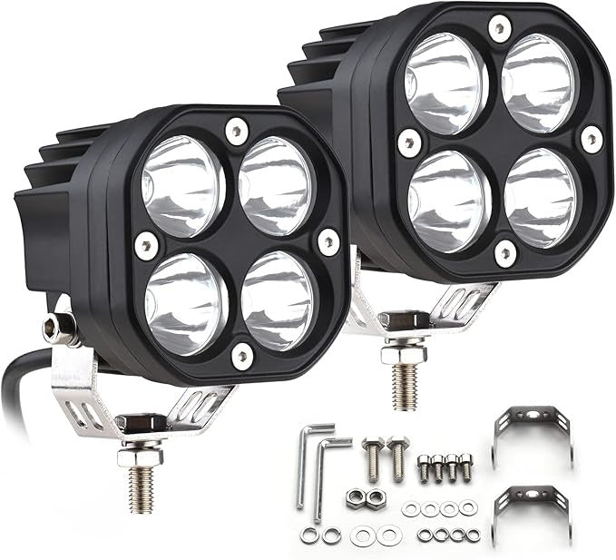 OVOVS 40W LED Work Light Spot Beam (pack of 2)