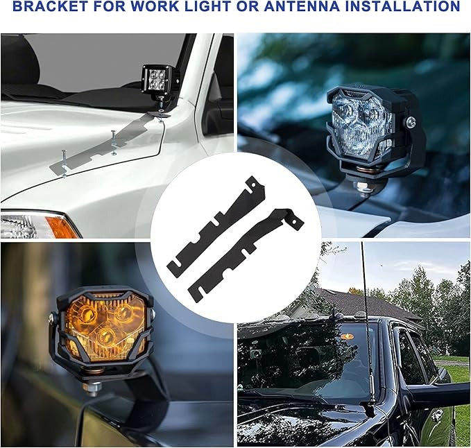 DITCH LIGHT BRACKET RAM 1500,2500,3500 2009-2018 (1PAR)