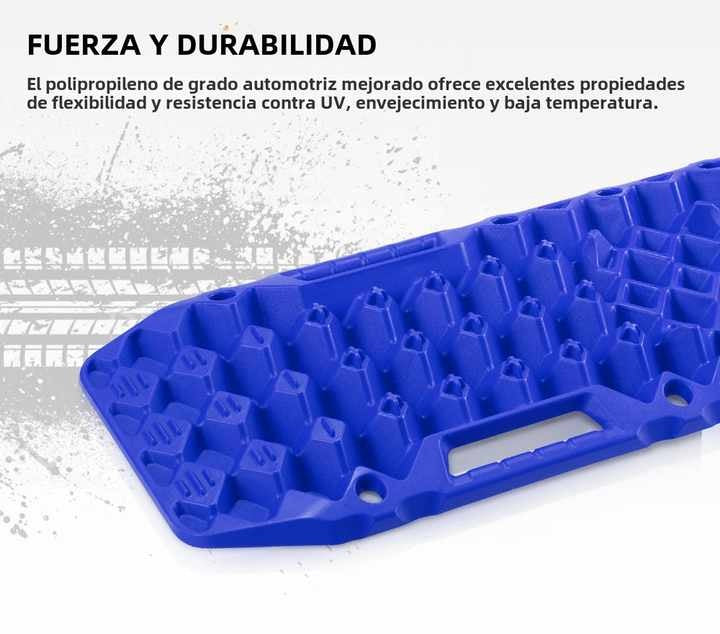 BUNKER INDUST SAND SNOW MUD TRAX 4WD 10T RECOVERY TRACKS BLUE (1PAR)