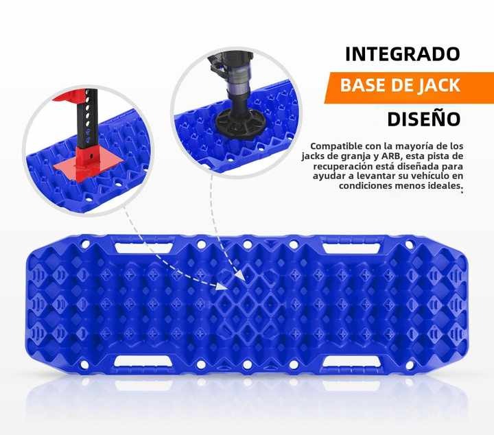 BUNKER INDUST SAND SNOW MUD TRAX 4WD 10T RECOVERY TRACKS BLUE (1PAR)