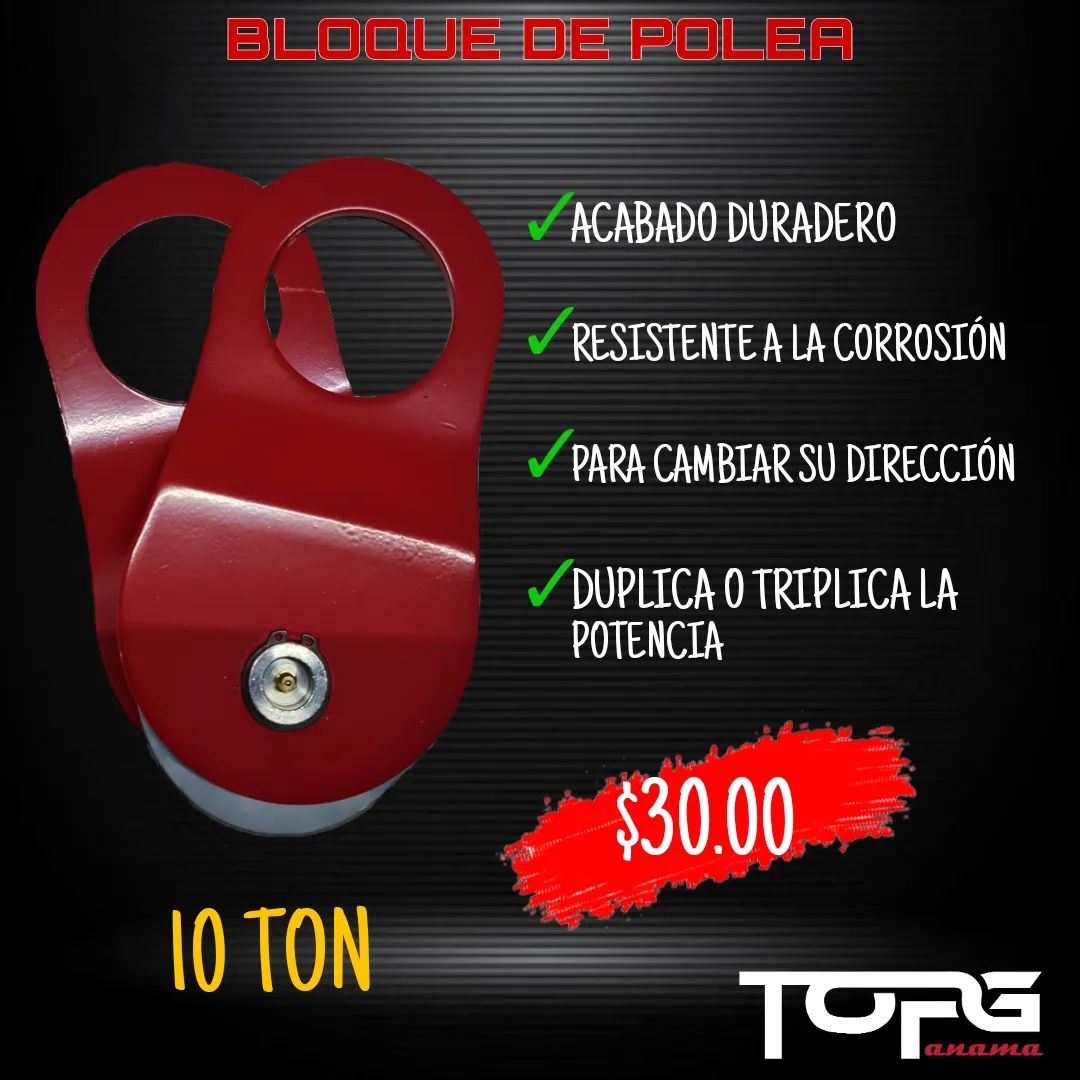 POLEA 10T SNATCH BLOCK