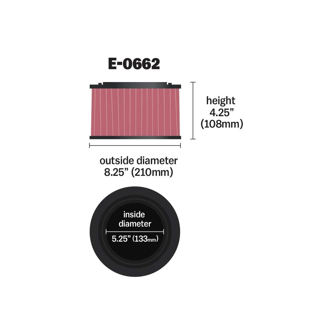 K&N FILTRO DE AIRE DE MOTOR PARA FORD RANGER Y MAZDA BT-50 MOTORES DIESEL 3.2L Y 2.2LO 2012 EN ADELANTE