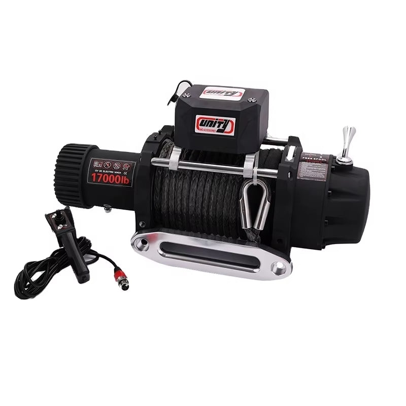 WINCH ELECTRICO 17,000LBS SOGA SINTETICA UNITY4WD