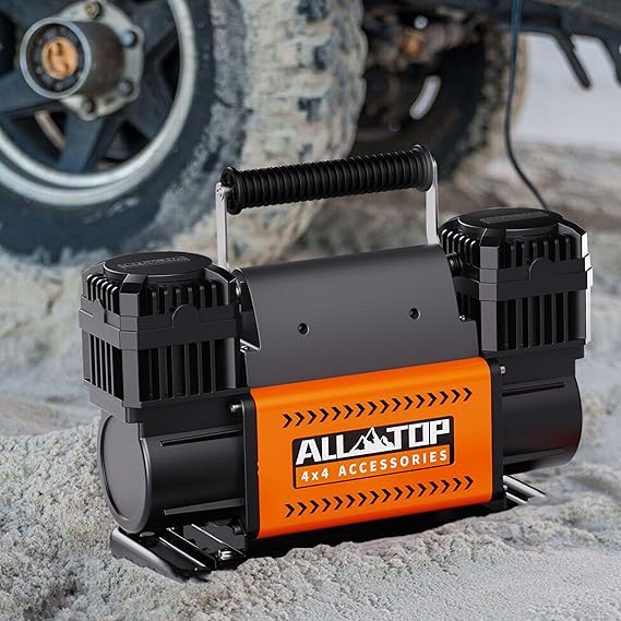ALL-TOP KIT DE COMPRESOR DE AIRE DOBLE MOTOR 12V