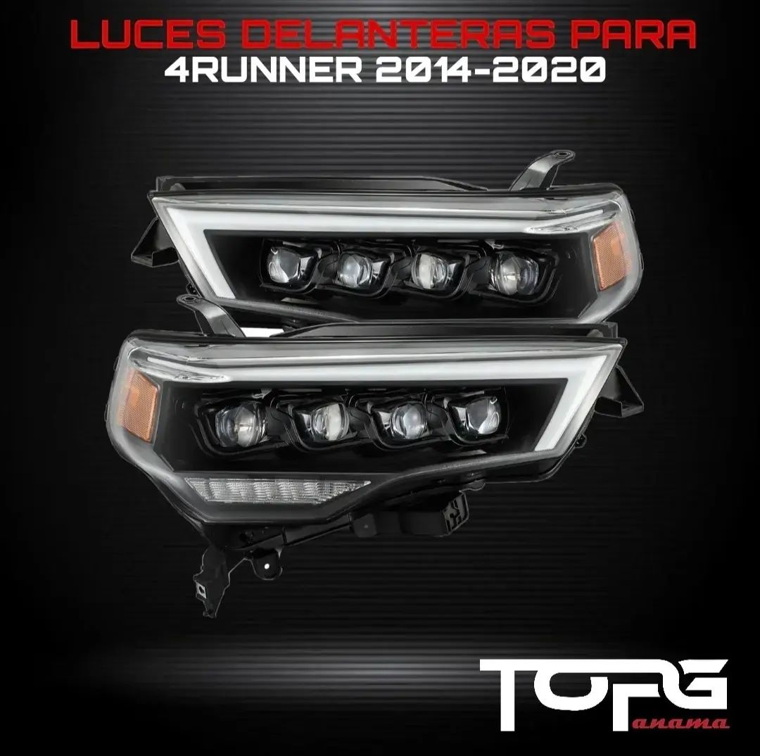 TOYOTA 4RUNNER 2014-2023 FAROS DELANTEROS LED