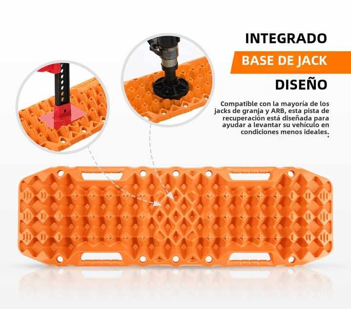BUNKER INDUST SAND SNOW MUD TRAX 4WD 10T RECOVERY TRACKS ORANGE (1PAR)