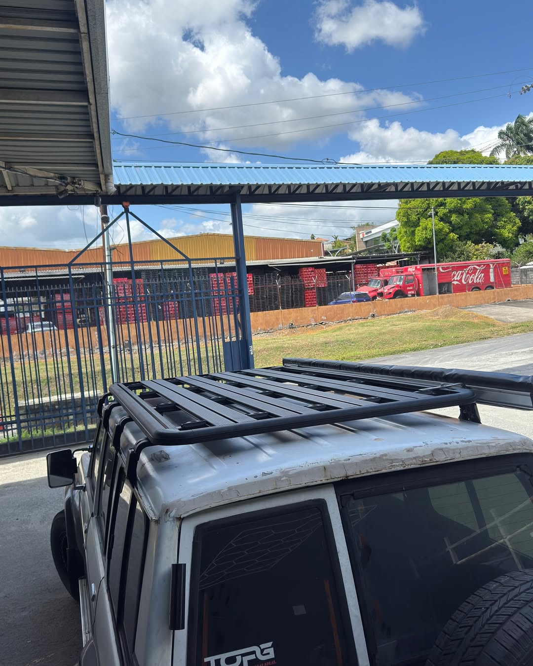 ROOF RACK/PARILLA DE TECHO ALUMINIO PARA NISSAN PATROL/TOYOTA LANDCRUISER 80