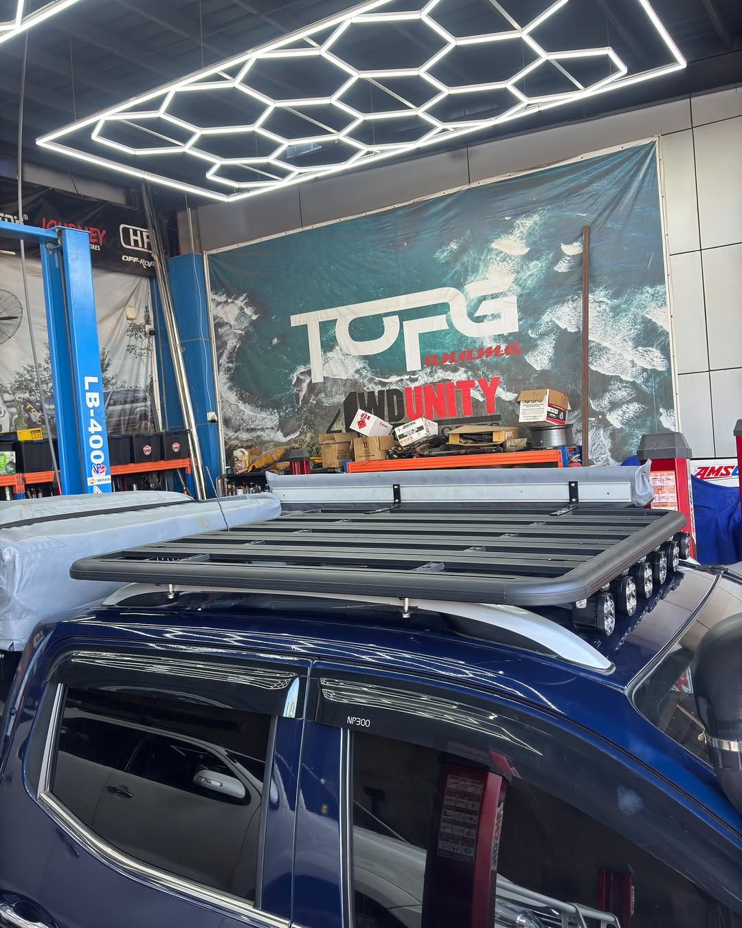 ROOF RACK/PARRILLA DE TECHO ALUMINIO UNIVERSAL VEHICULOS TIPO PICK-UP