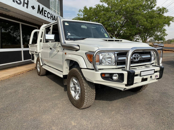 SNORKEL 4" ACERO INOXIDABLE TOYOTA LANDCRUISER SERIE 76/78/79