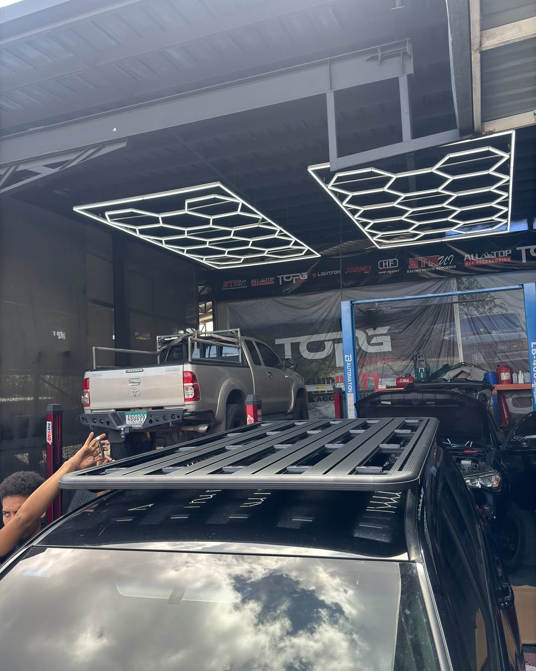 ROOF RACK/PARILLA DE TECHO ALUMINIO PARA TOYOTA LAND CRUISER PRADO 150