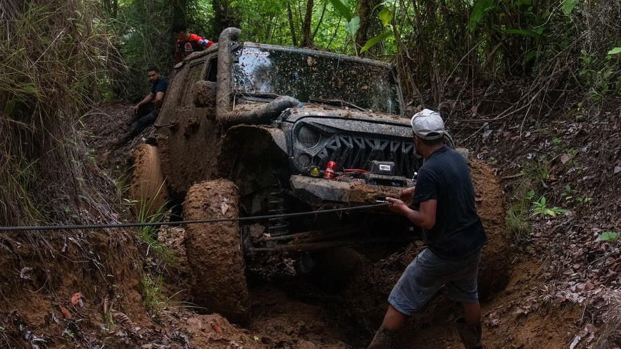 WINCH ELECTRICO 17,000LBS SOGA SINTETICA UNITY4WD