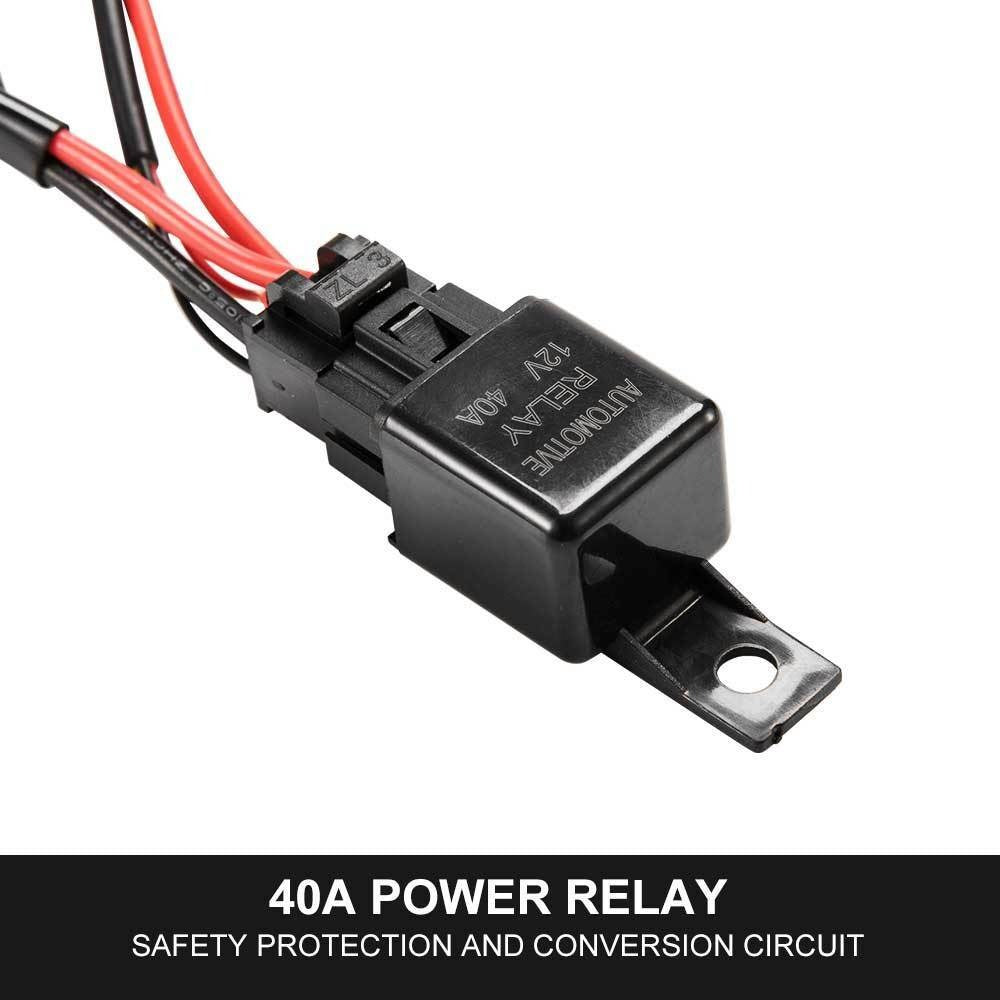 LIGHTFOX 2 Way High Beam Wiring Loom Harness