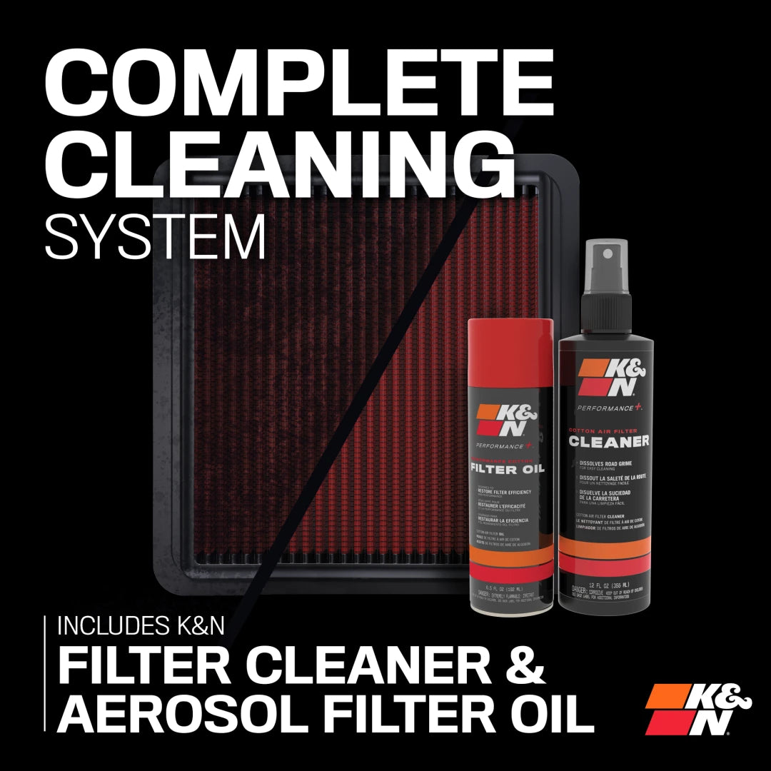 K&N KIT DE LIMPIEZA AEROSOL FILTRO DE MOTOR