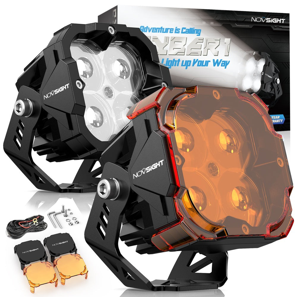 NOVSIGHT CYBER 1 Series 3 Inch Cube LED Pod SPOT BEAM Lights