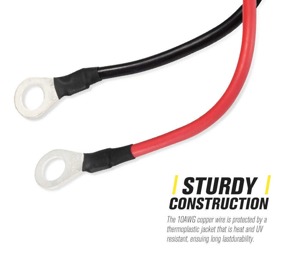 LIGHTFOX 2 Way Dual Connector Plug & Play Smart Harness High Beam Driving Wiring kit