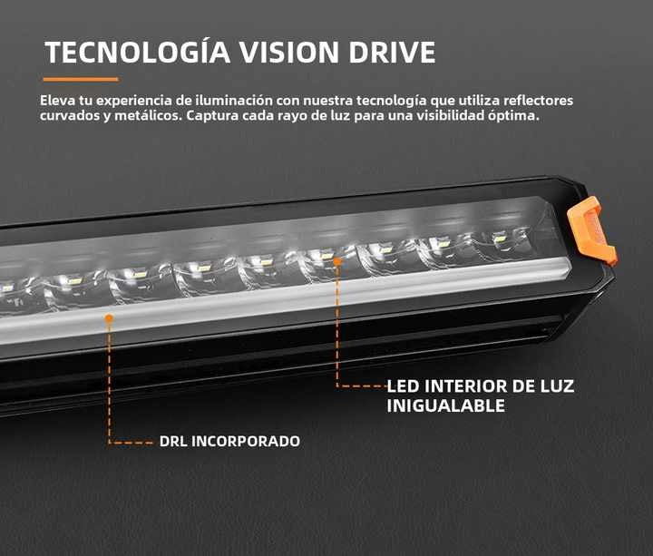 LIGHTFOX 32 Inch Light Bar IP68 Combo with DRL 1lux @ 675M 15,950 Lumens
