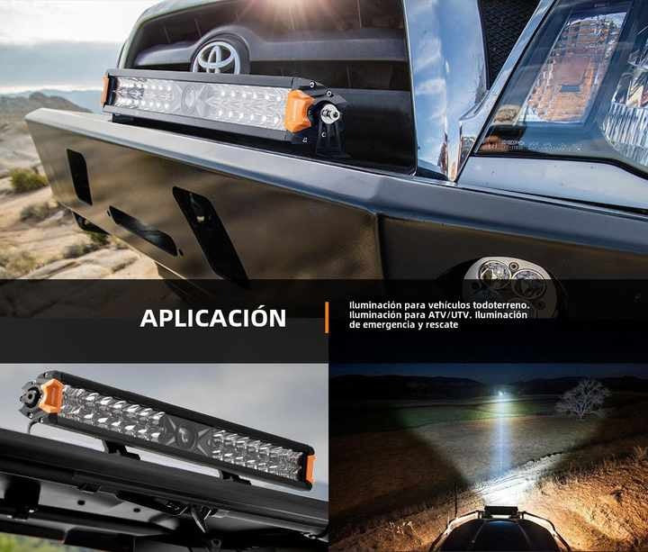 LIGHTFOX Rigel Series 22inch Laser Light Bar With Spot Flood Combo Beam 1lux @ 1016M 9,650 Lumens