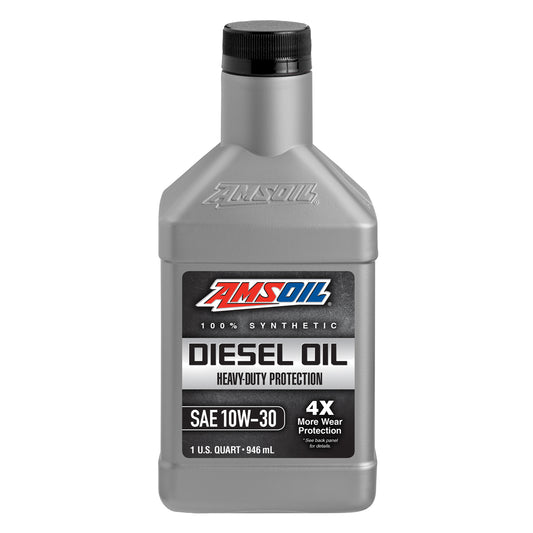 AMSOIL SAE 10W30 HEAVY-DUTY 4X DIESEL OIL QT