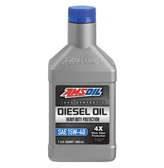 AMSOIL SAE 15W40 DIESEL HEAVY-DUTY 4X QT