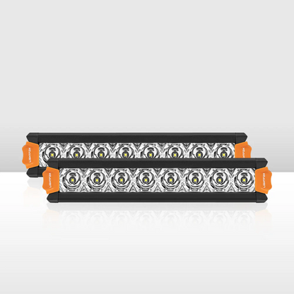 LIGHTFOX Vega Series Pair 8inch Osram LED Light Bar 1Lux @ 606m 8,856 Lumens