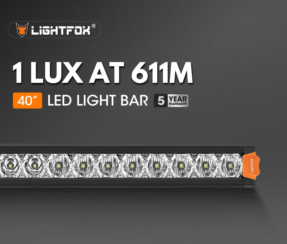 LIGHTFOX Vega Series 40inch Osram LED Light Bar 1Lux @ 611m 25,160 Lumens