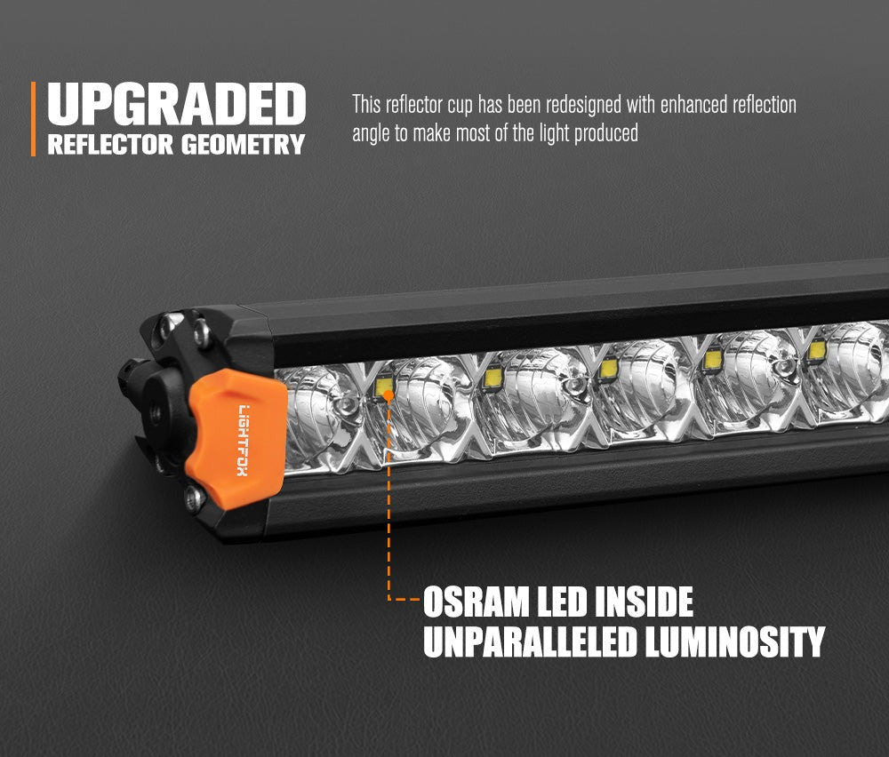 LIGHTFOX Vega Series 40inch Osram LED Light Bar 1Lux @ 611m 25,160 Lumens