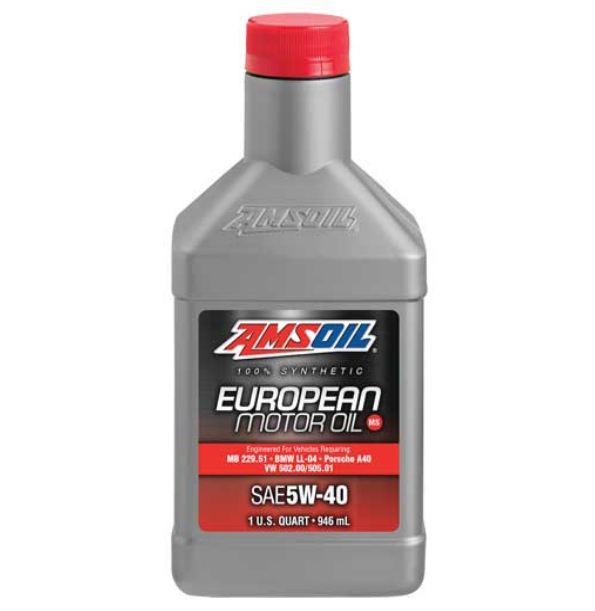 AMSOIL SAE 5W-40 EUROPEAN MOTOR OIL QT