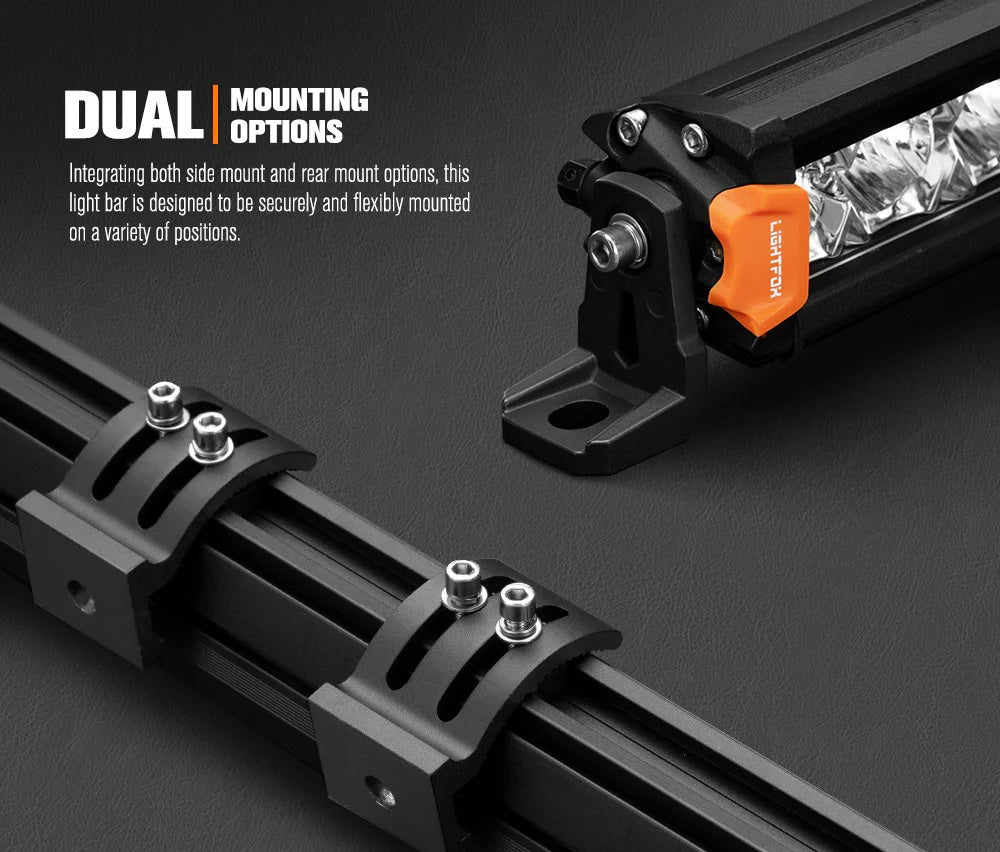 LIGHTFOX Vega Series 20inch Osram LED Light Bar 1Lux @ 453m 12,580 Lumens