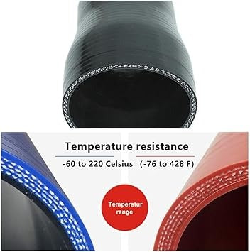 Acoplador de silicona recto pared reforzada de 4 capas, 0.2" (5 mm) (ver tamaños)