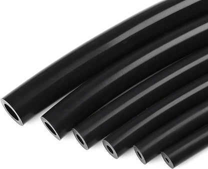 Tubo de silicona Manguera flexible negra de grado alimenticio, tubo de silicona pura suave (ver tamaños disponibles)