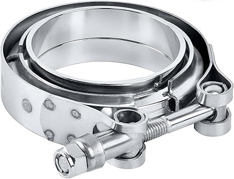 ABRAZADERAS TIPO V-BAND CON FLANGE HEMBRA Y MACHO ACERO INOXIDABLE(ver tamaños disponibles)