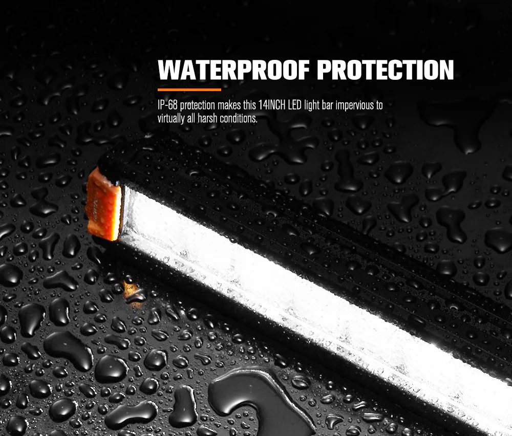 LIGHTFOX Vega Series 14inch Osram LED Light Bar 1Lux @ 319m 7,548 Lumens