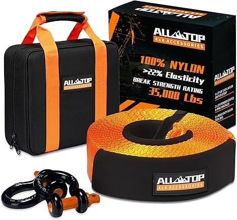 ALL-TOP KIT DE RECUPERACION ESLINGA + 2 GRILLETES + BOLSO 35,000LBS