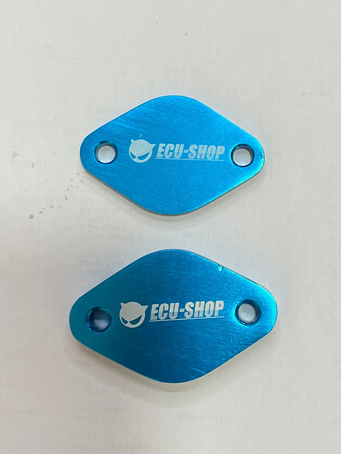 ALUMINUM EGR DELETE PLATE/ PLACA DE BLOQUEO PARA EGR ALUMINIO (VER VARIOS MODELOS)