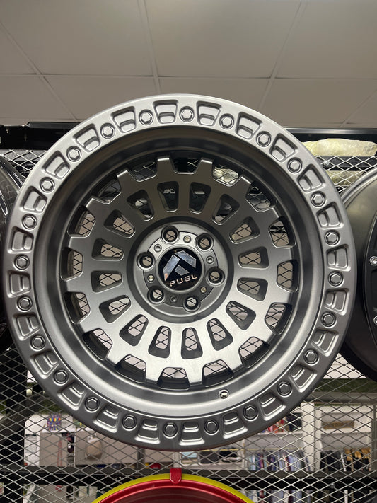 RINES 17" OFFROAD 6X114.3 (PARA NP300) GRIS (JUEGO DE 4 UNIDADES)