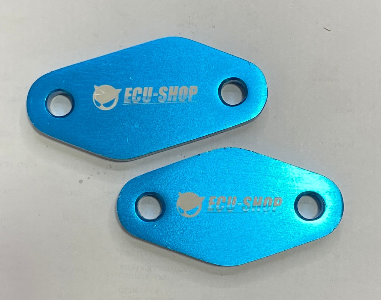 ALUMINUM EGR DELETE PLATE/ PLACA DE BLOQUEO PARA EGR ALUMINIO (VER VARIOS MODELOS)