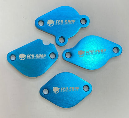 ALUMINUM EGR DELETE PLATE/ PLACA DE BLOQUEO PARA EGR ALUMINIO (VER VARIOS MODELOS)