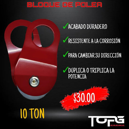 POLEA 10T SNATCH BLOCK