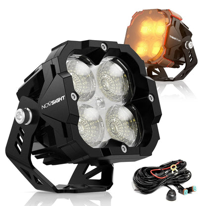 NOVSIGHT CYBER 1 Series 3 Inch Cube LED Pod FOG Lights