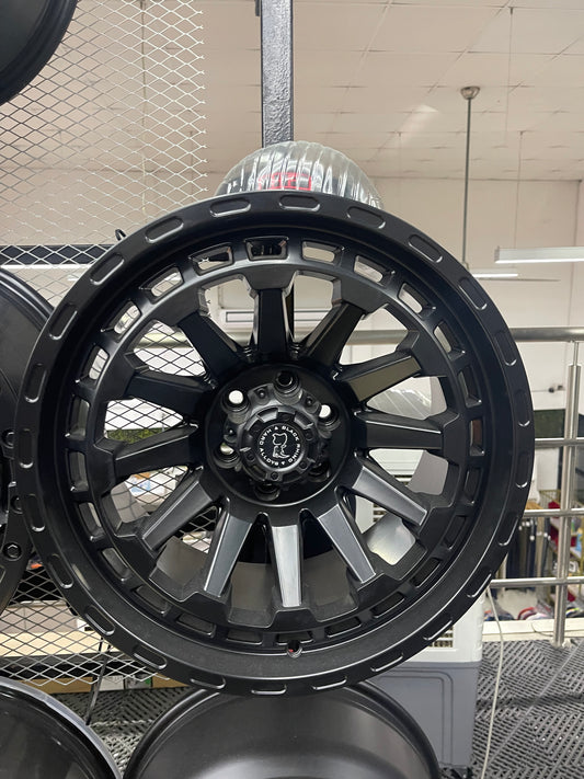 RINES 17" OFFROAD 6X114.3 (PARA NP300) NEGRO (JUEGO DE 4 UNIDADES)