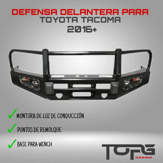 TOYOTA TACOMA 2016-2023 FRONT FULL STEEL BUMPER