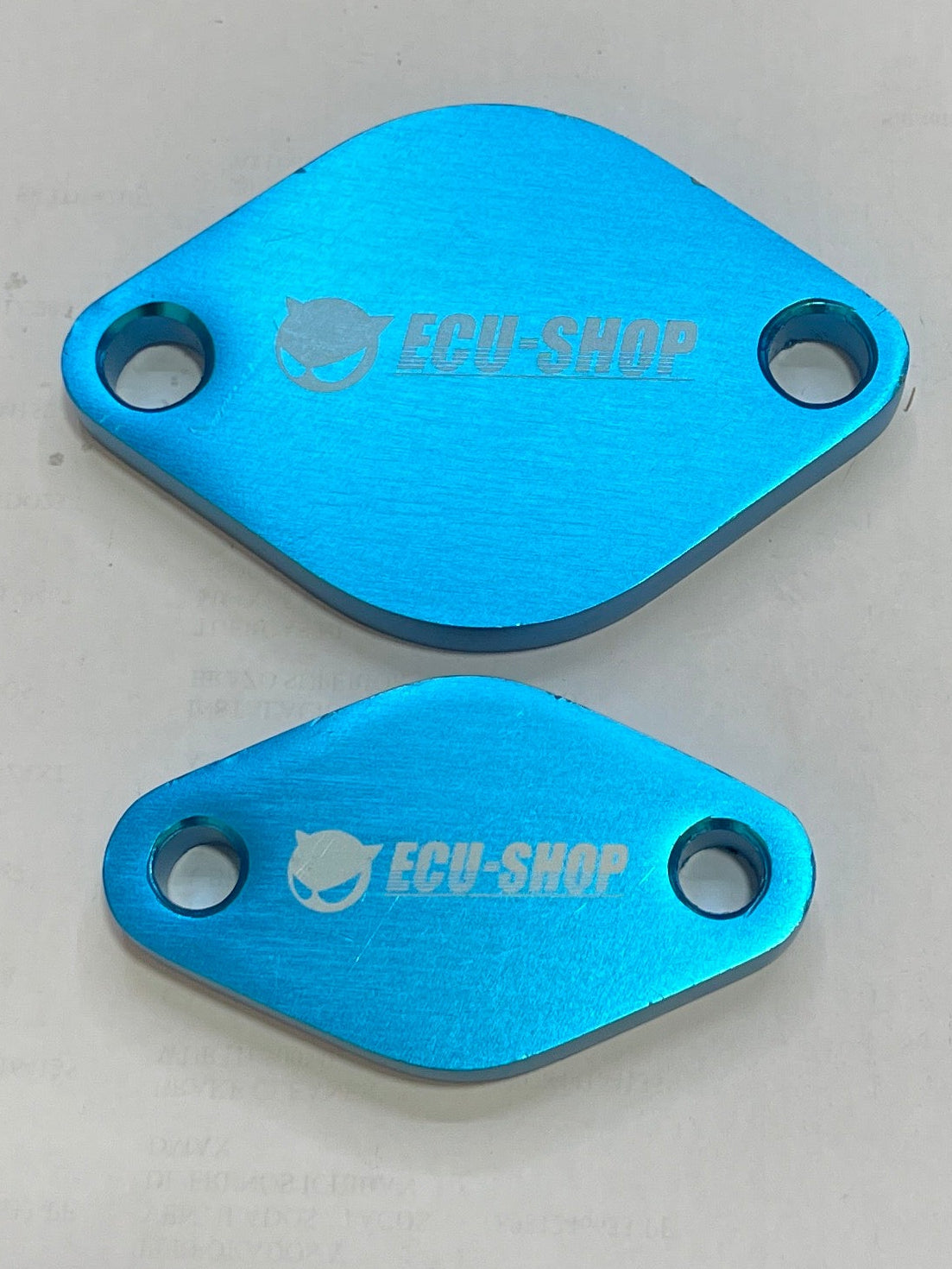 ALUMINUM EGR DELETE PLATE/ PLACA DE BLOQUEO PARA EGR ALUMINIO (VER VARIOS MODELOS)