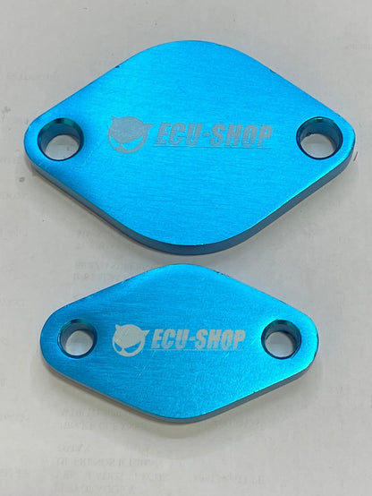 ALUMINUM EGR DELETE PLATE/ PLACA DE BLOQUEO PARA EGR ALUMINIO (VER VARIOS MODELOS)