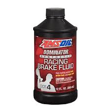 AMSOIL DOMINATOR RACING BKAKE FLUID DOT4 12OZ
